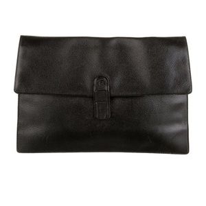 ❌ sold ❌ 💯Vintage Fendi Black Leather Portfolio